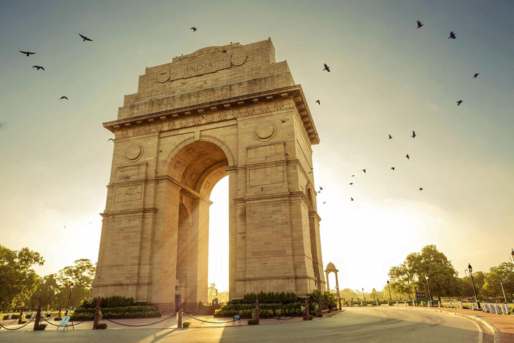 India Gate Delhi Poppy Parrot