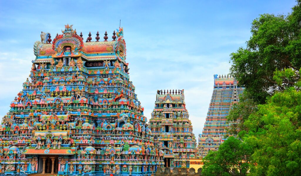 Meenakshi Temple Chennai in Tamil Nadu Poppy Parrot